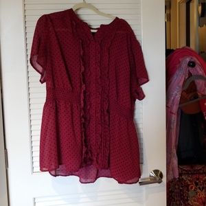 Torrid button down  Dress shirt 3xl